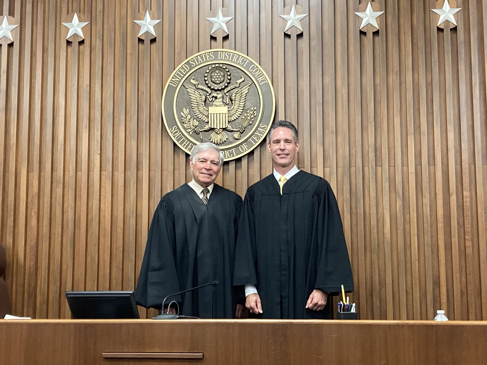 Federal judge sworn in at Victoria courthouse filling last Texas