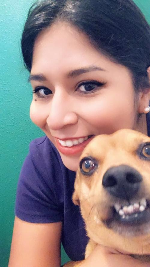 Owner-dog selfies: Pancake