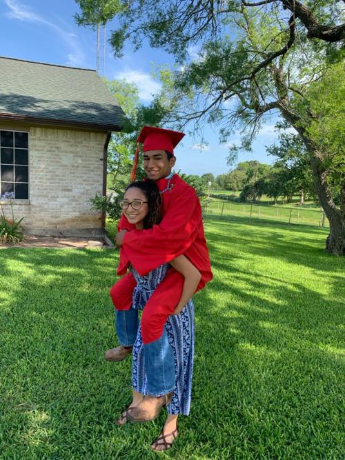 Senior year moments 2019: Senior will always have little sister back.