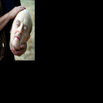 Footballers play with Franco head at Spain art festival