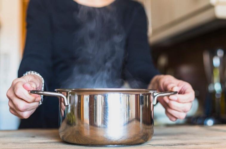 Boiling water
