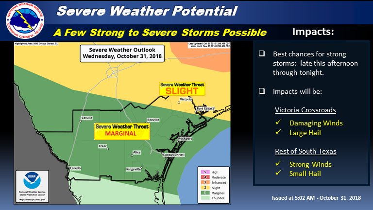 Severe Storms Expected Halloween Night | Weather | Victoriaadvocate.com