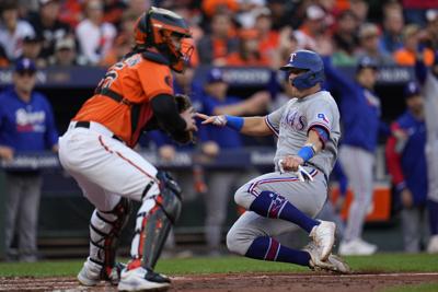 Rangers beat Orioles 11-8 in ALDS Game 2