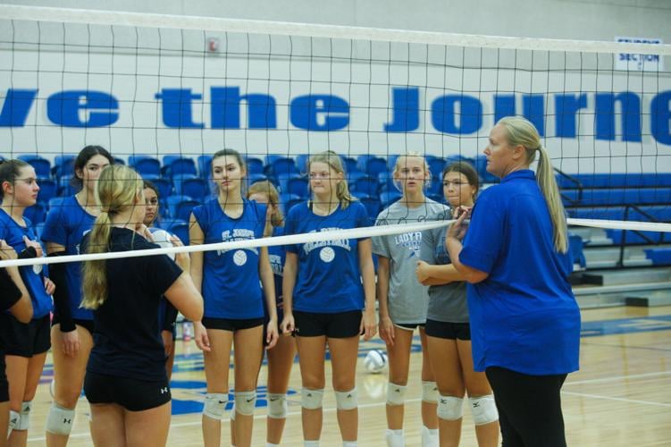 St. Joseph Volleyball Practice