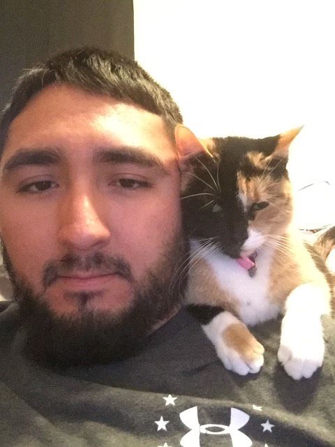 Cat selfies: Luna and her dad