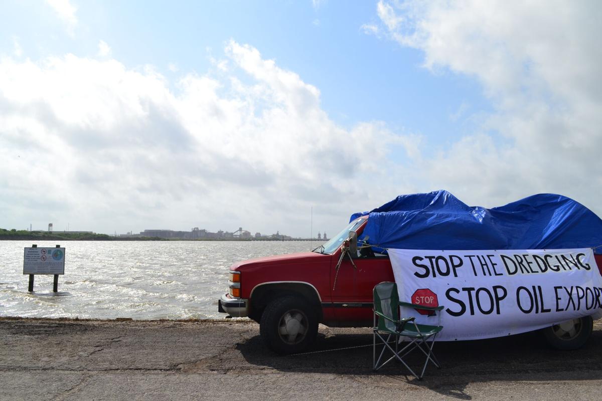 Environmental activist goes on hunger strike in protest of dredging project, oil exportation