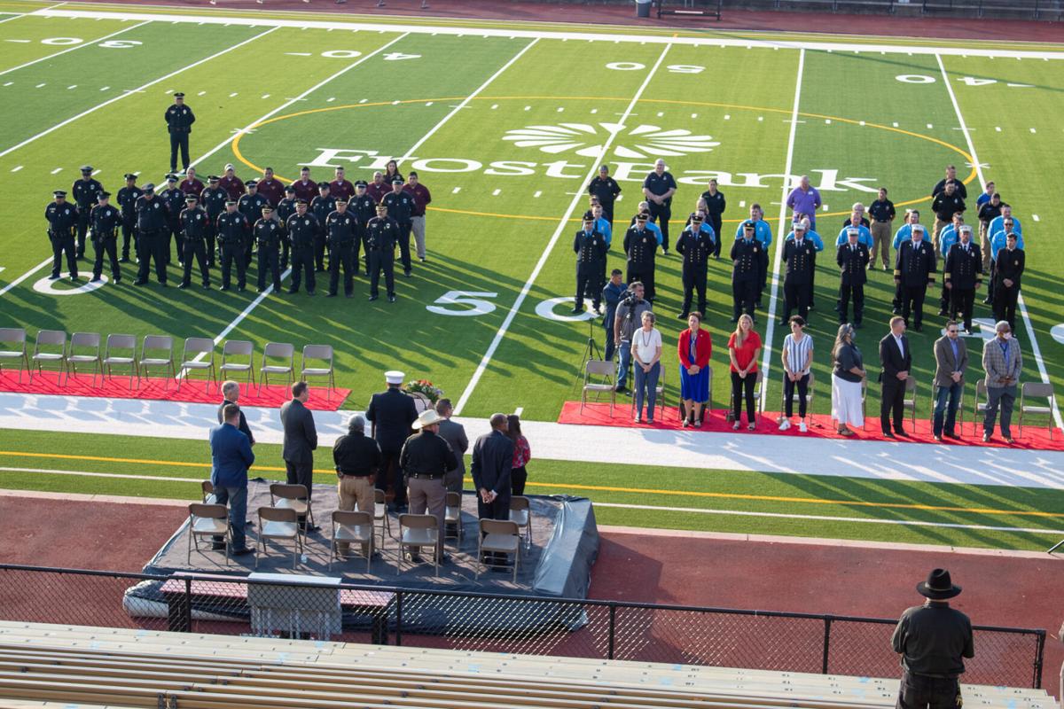 9/11 20th anniversary ceremony and stair climb