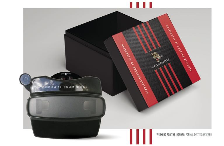 Weekend for the Jaguars formal invitation 3D viewer and gift box