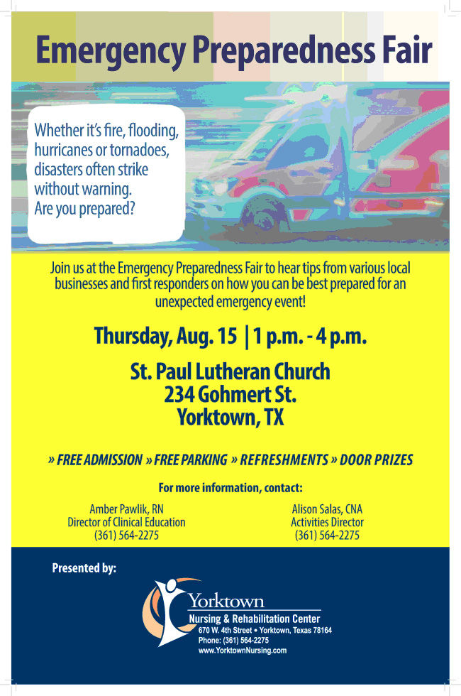 Emergency Preparedness Fair | Calendar | victoriaadvocate.com