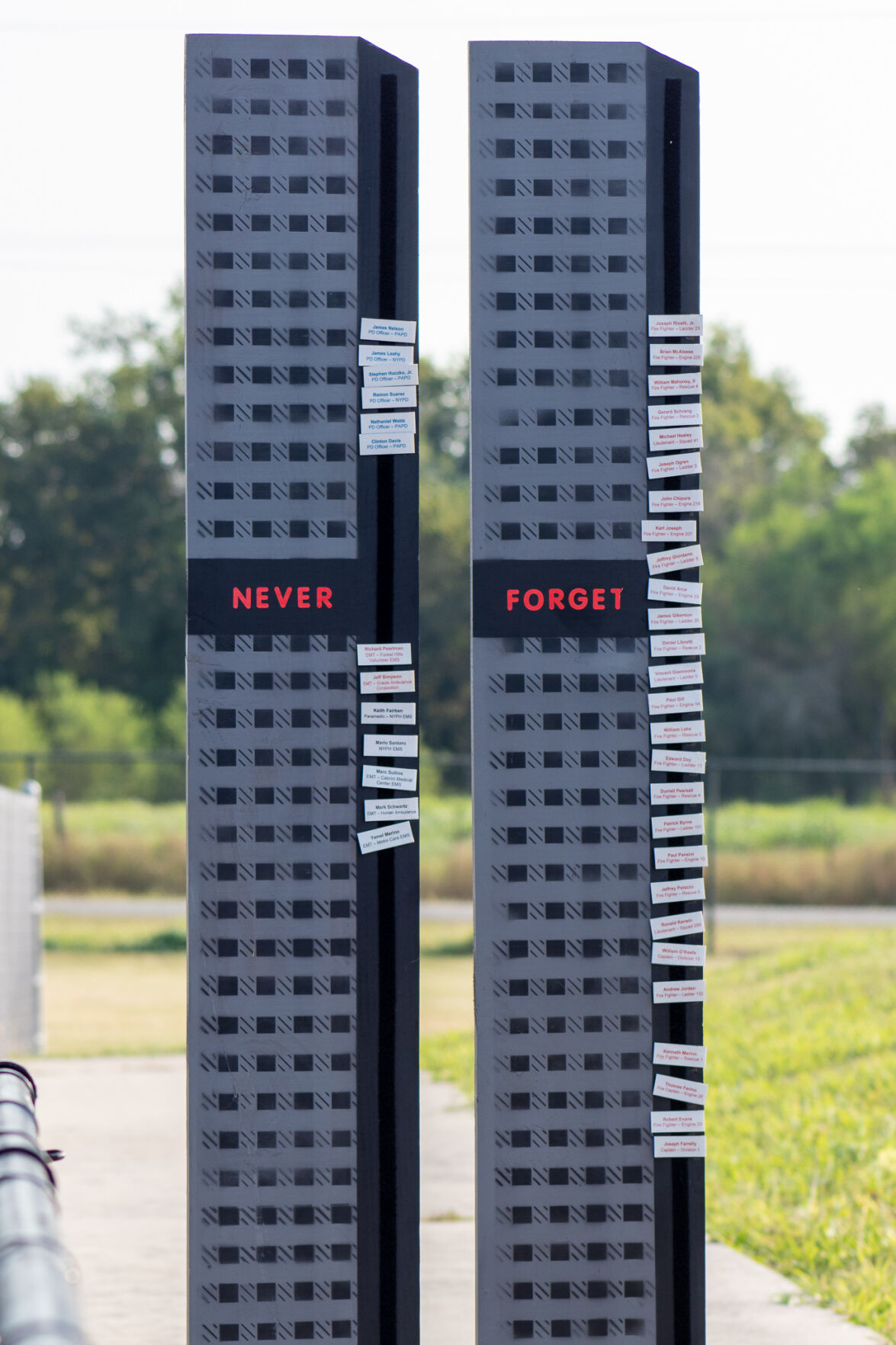 9/11 20th anniversary ceremony and stair climb