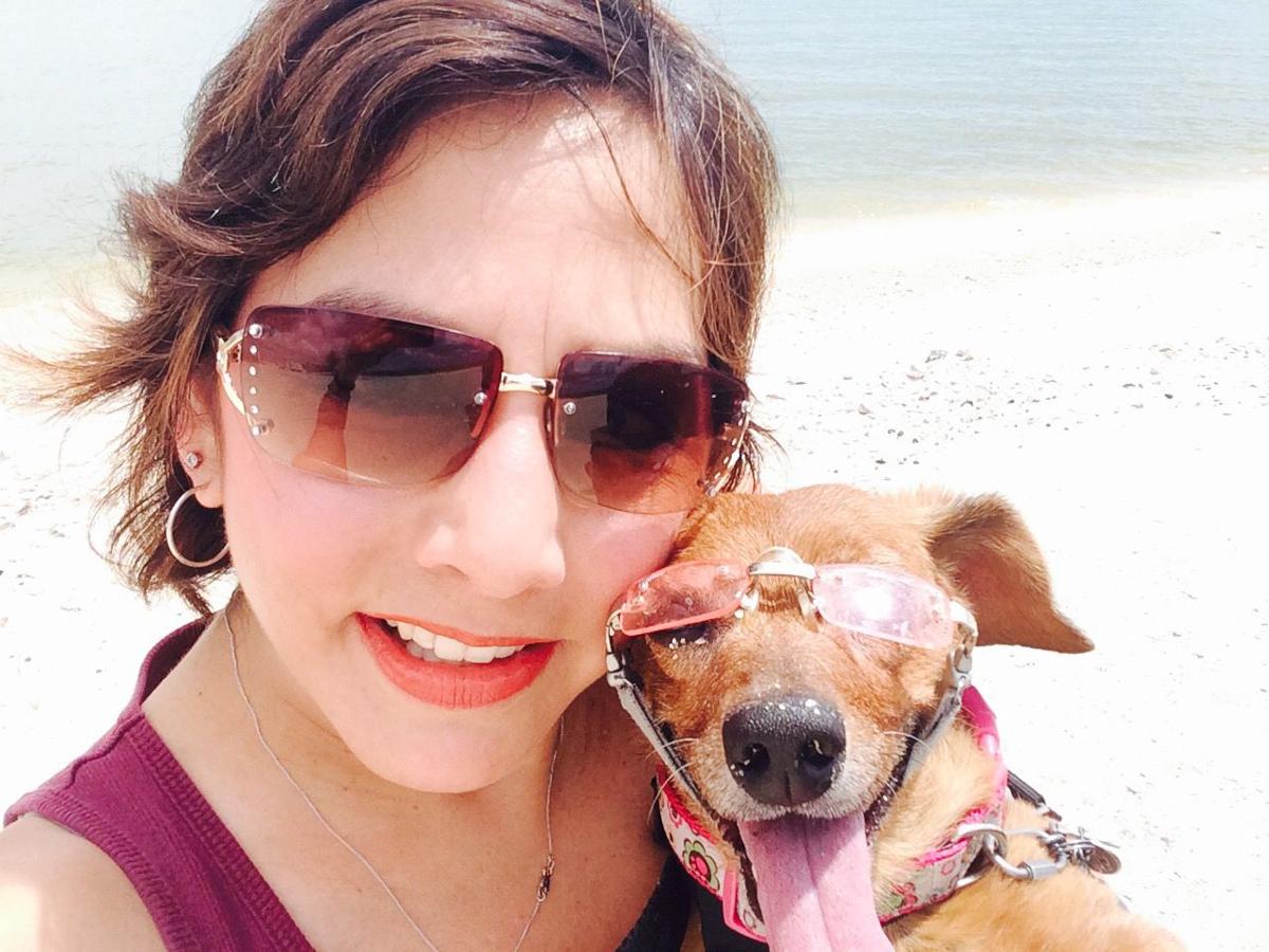 Owner-dog selfies: Life at the beach