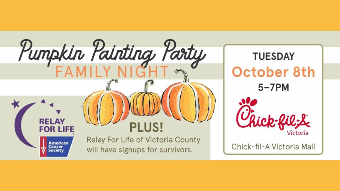 Family Night Pumpkin Painting Party Calendar Victoriaadvocate Com