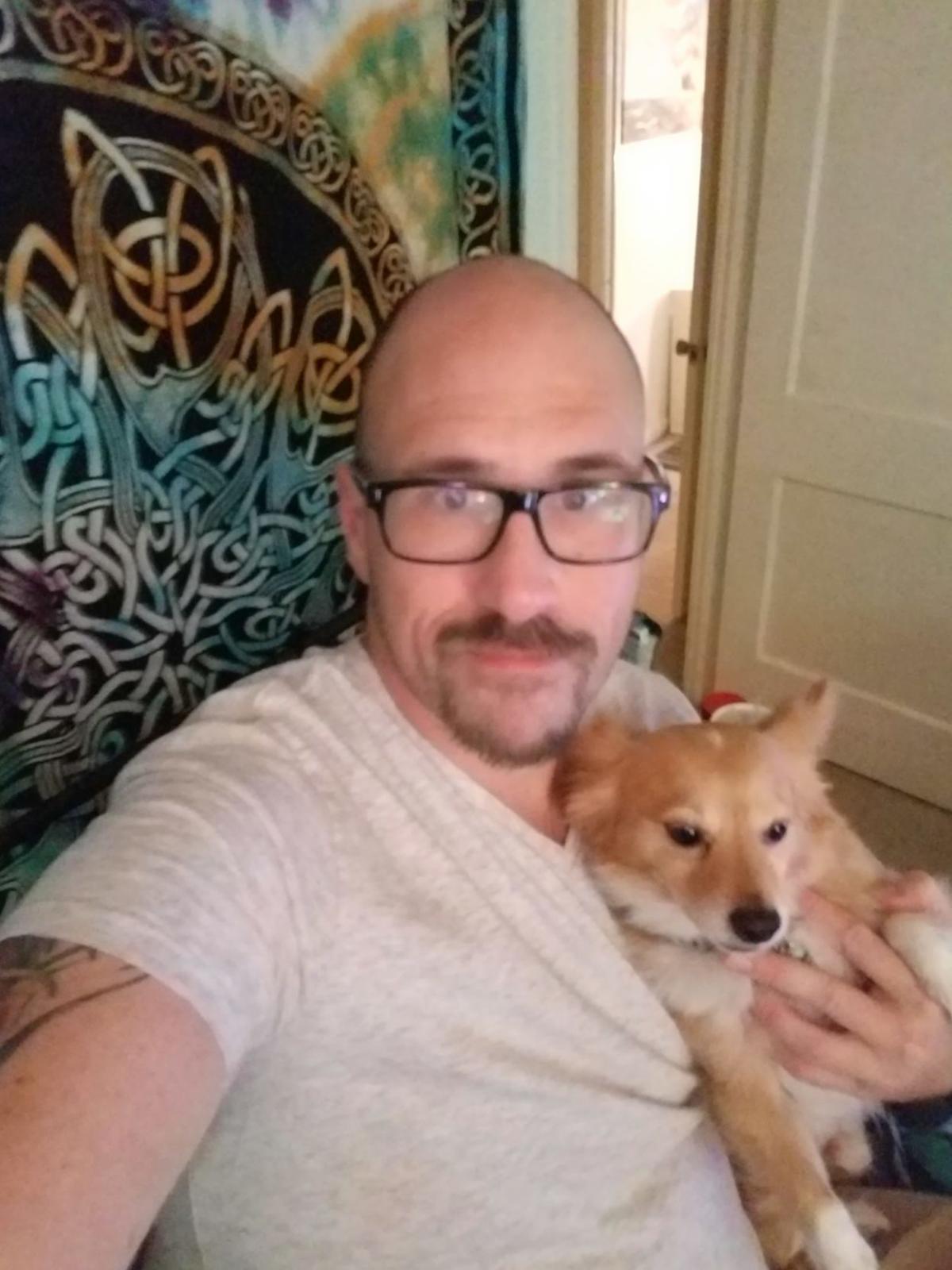 Owner-dog selfie: Loki