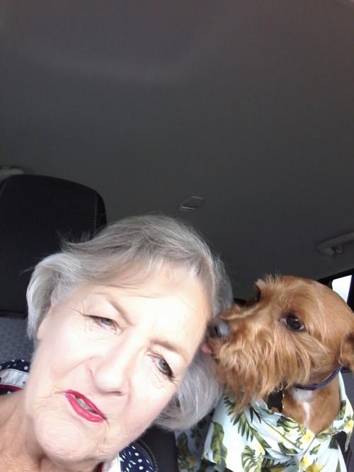 Owner-dog selfies: Murphy
