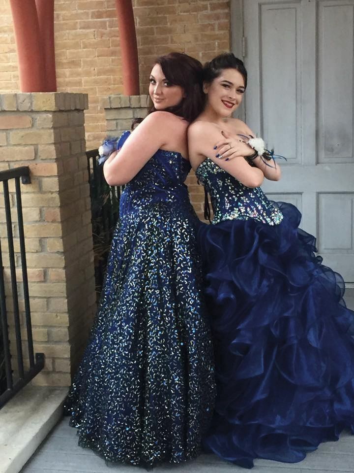 evening dress for mom and daughter