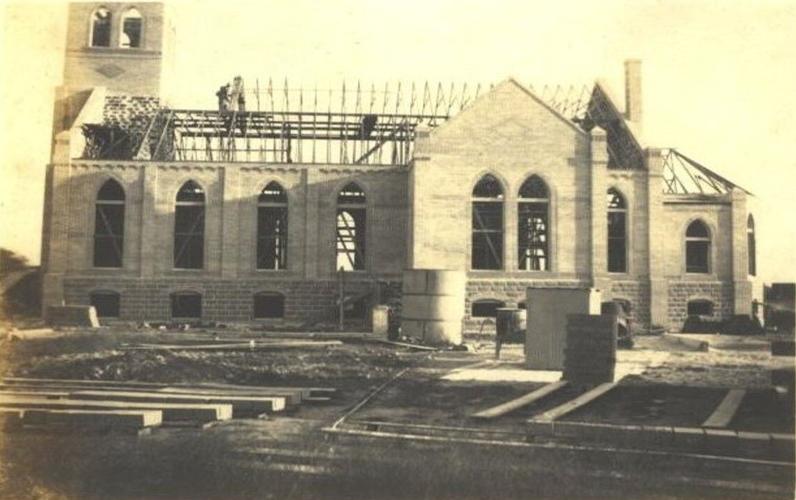 Construction of the sanctuary