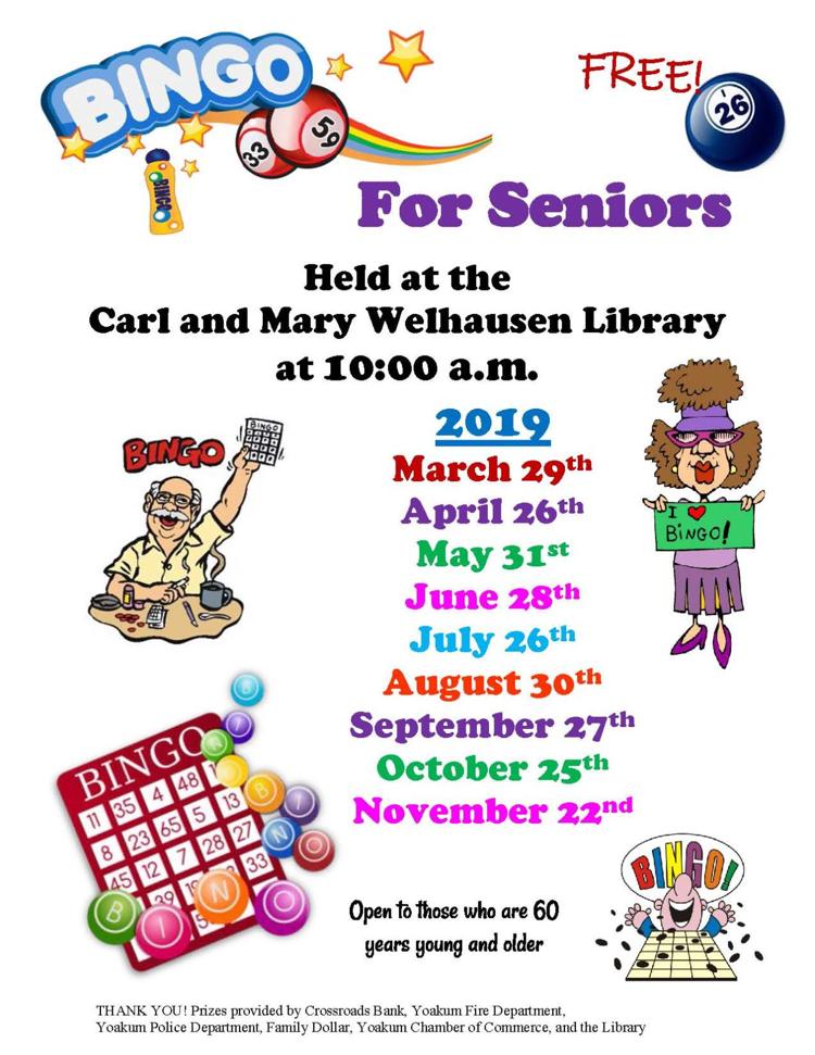 Prizes for bingo for senior citizens