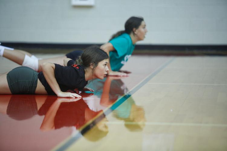 Victoria East Volleyball Practice