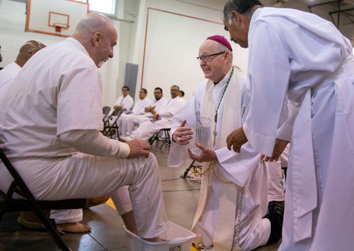 Gallery Inmates celebrate Holy Thursday in Cuero prison Photo
