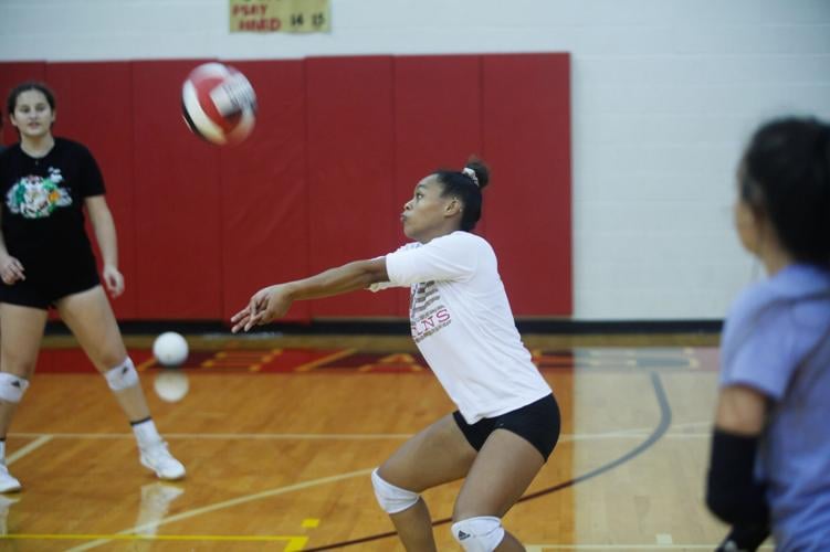 Victoria East Volleyball Practice