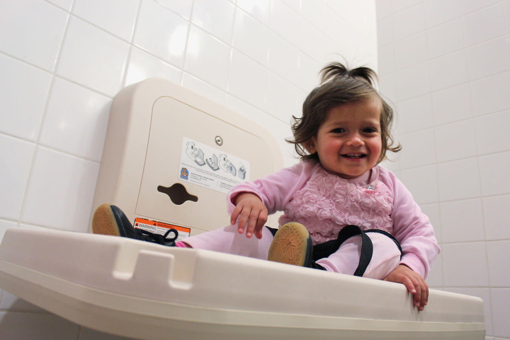 washroom baby change table