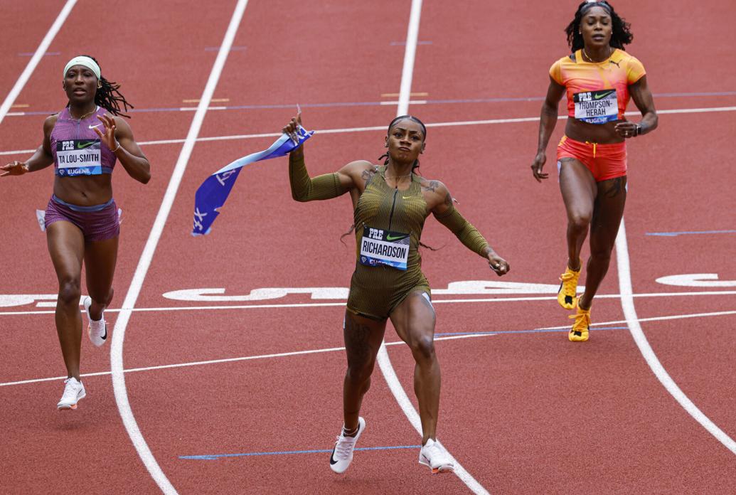 Sha'Carri Richardson wins 100 in 10,000 at Prefontaine Classic Sports