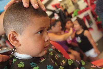 Event Provides Free Haircuts School Supplies Business