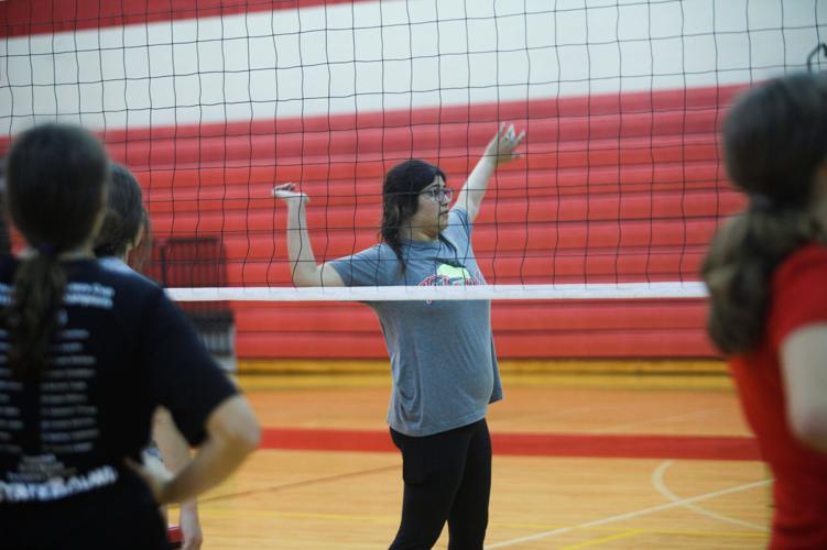 Victoria East Volleyball Practice