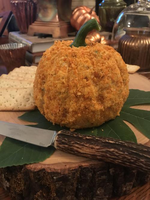 Fall foods: Nacho Cheese Ball Punkin