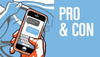 pros and cons of texting and driving