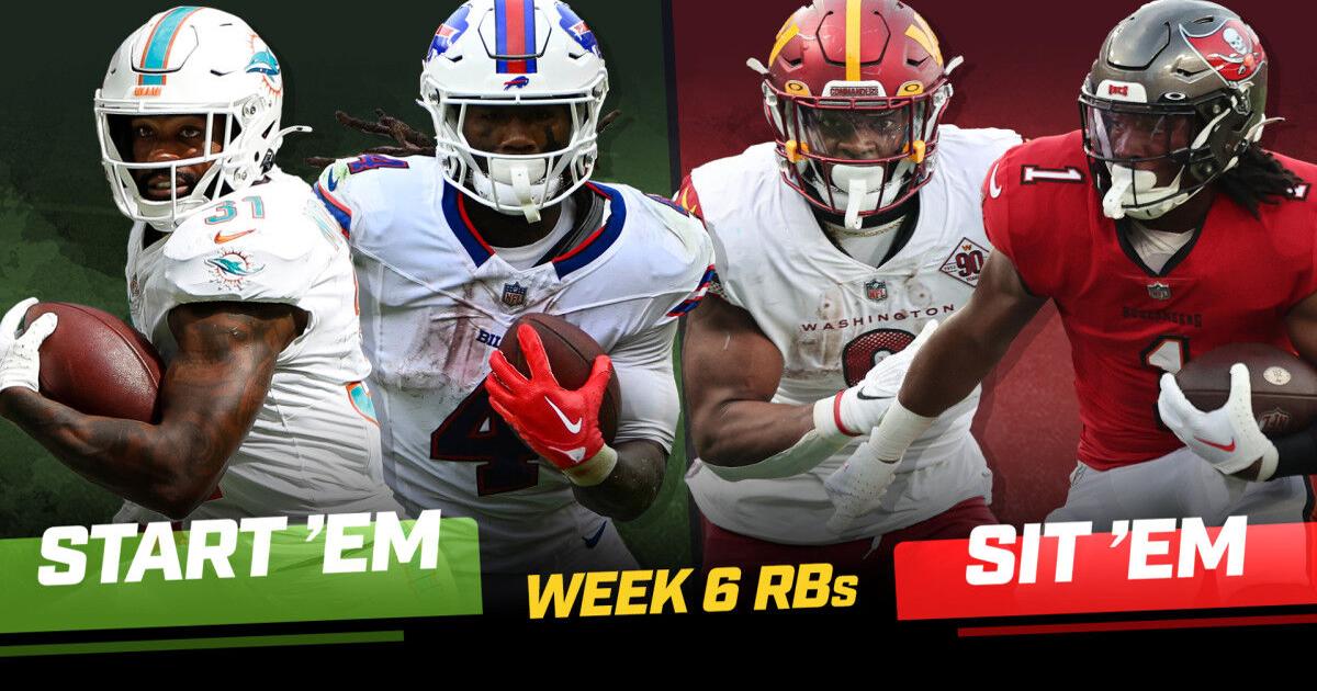 Week 6 Start ’Em, Sit ’Em Running Backs Sportsillustrated