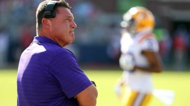 Ed Orgeron on Northwestern report: 'I don't know where they get this stuff.'