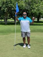 Golfer aces 8th hole at Riverside Golf Course