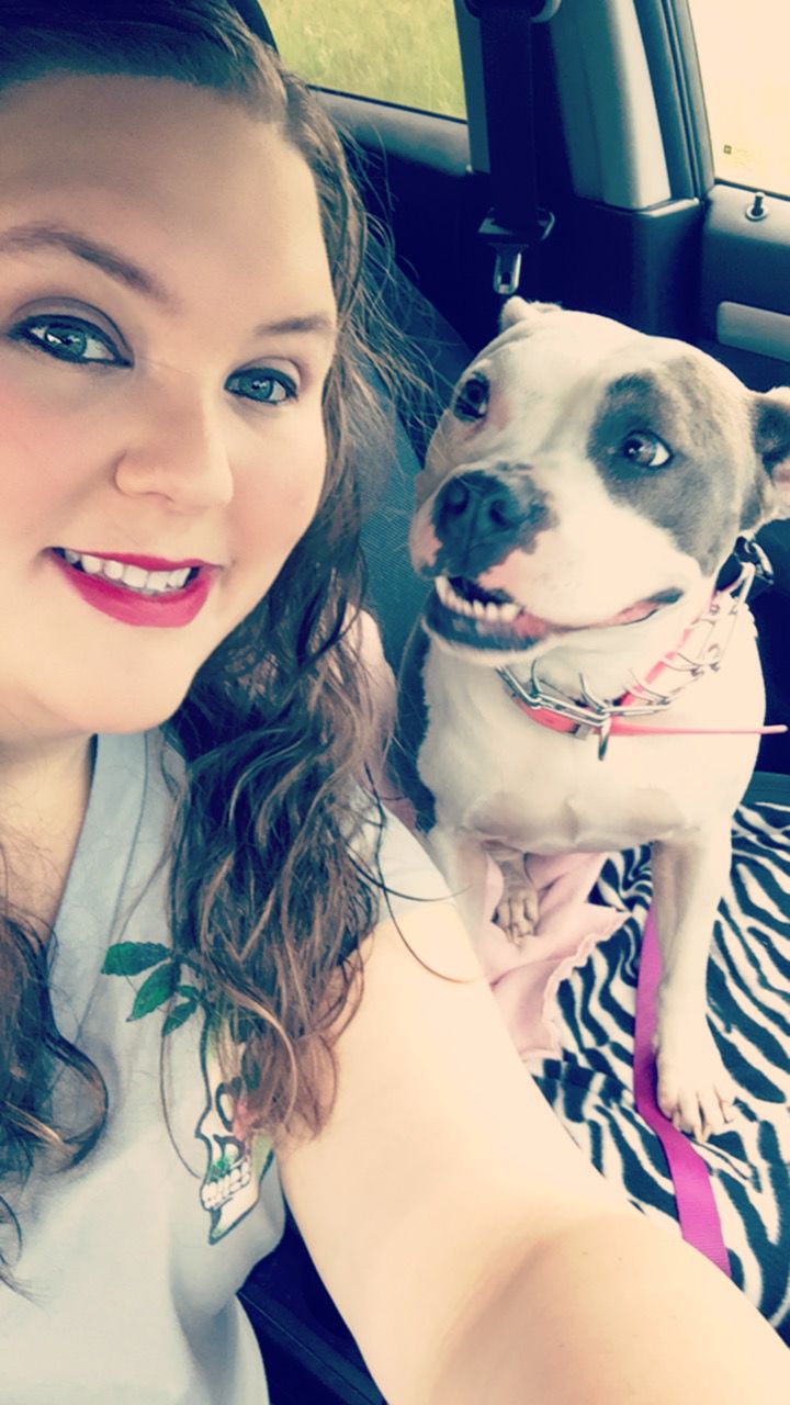 Owner-dog selfies: My Rescued Joy