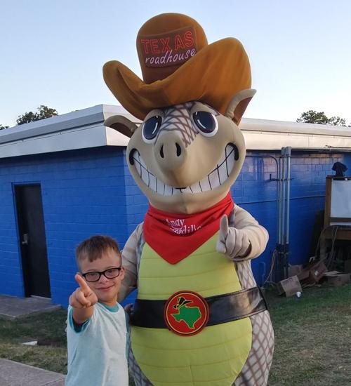 Kids vacation photos: Brock enjoying Baseball Game