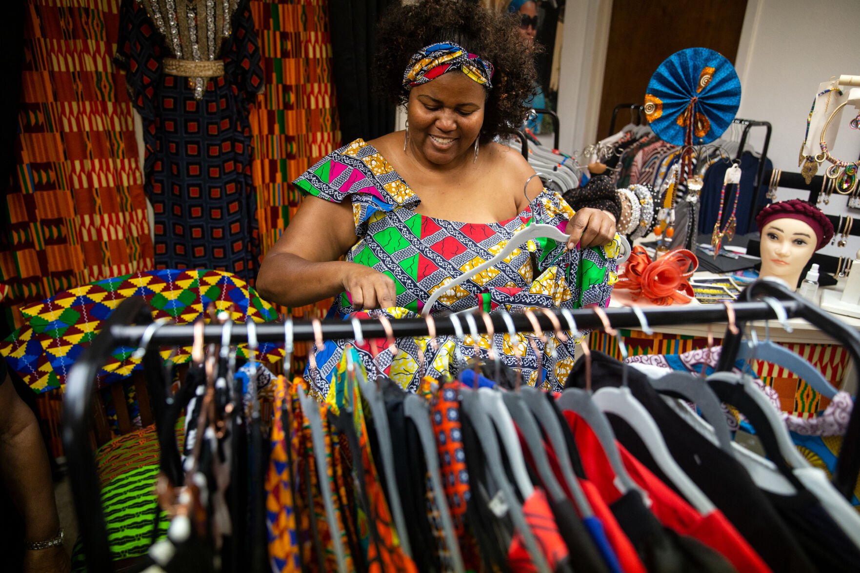 African clothing clearance shop near me