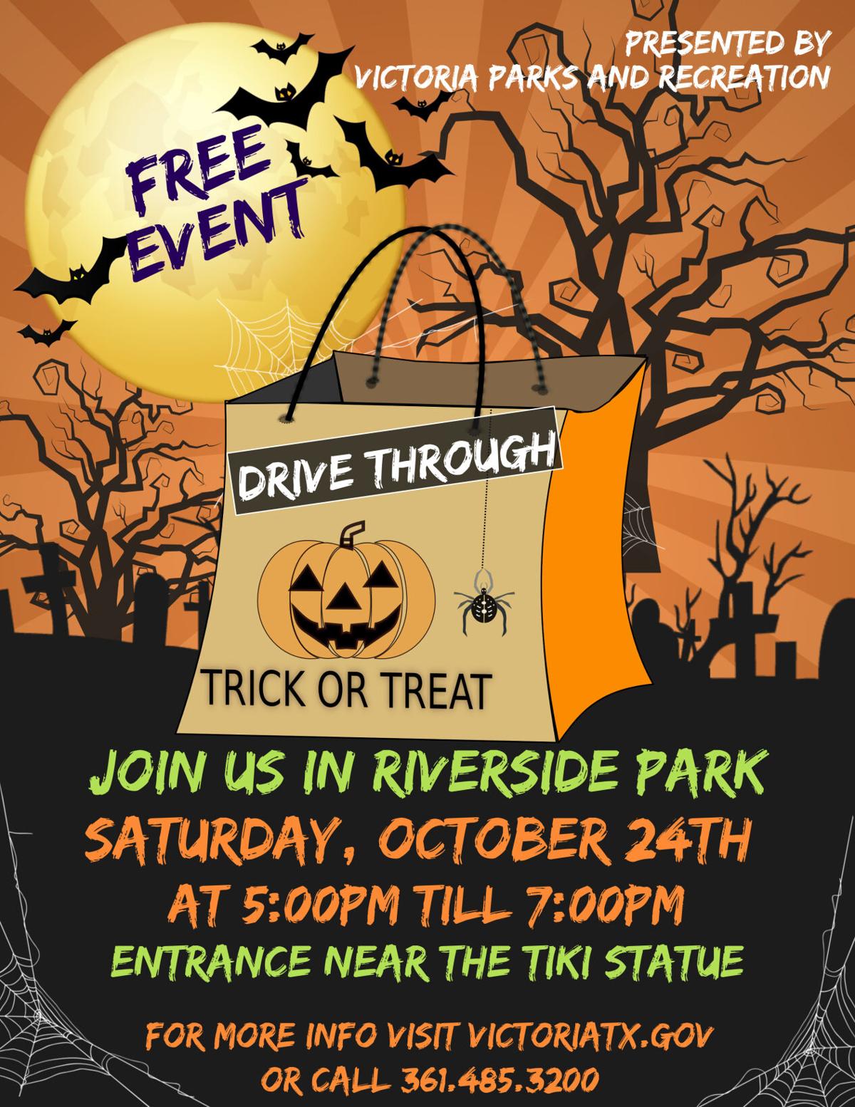 Parks & Recreation to host drivethru trickortreat event at Riverside