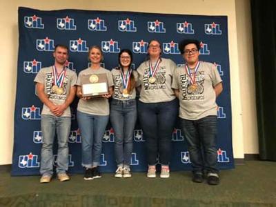 Moulton High School Current Issues team places 3rd at the State UIL Meet
