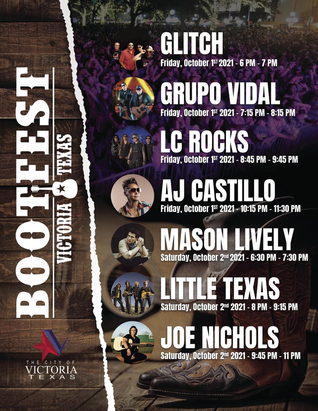 City of Victoria announces Bootfest lineup Community News