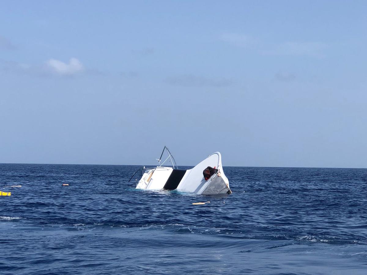 High Dollar Sports Fishing Boat Crashes Into Shrimping Boat