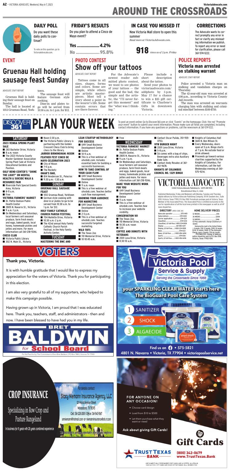 Page A1 | E-Edition | Victoriaadvocate.com