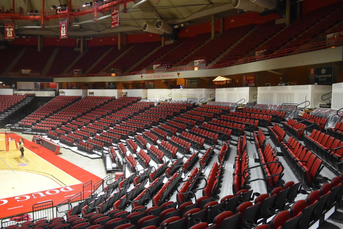 Gallery Renovated Redbird Arena sparkles for volleyball home opener