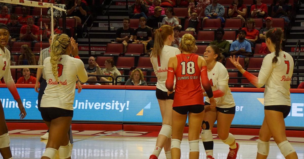 Illinois State defeats Bradley University in five sets, extending its