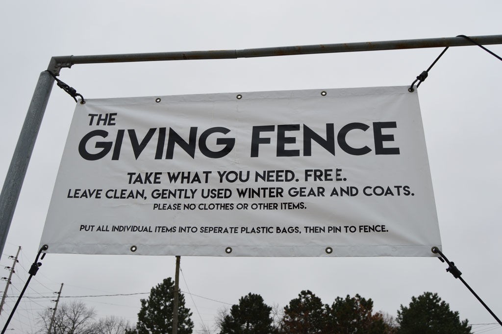 The Giving Fence To Collect Coats For People In Need News