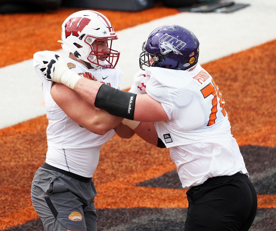 Photos: North Iowan Trevor Penning going through first NFL