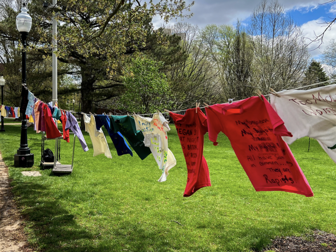 Gallery The Clothesline Project comes to Quad, brings awareness to sexual assault Multimedia