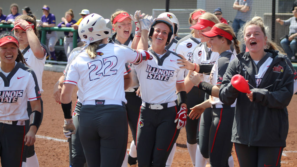 Softball celebration