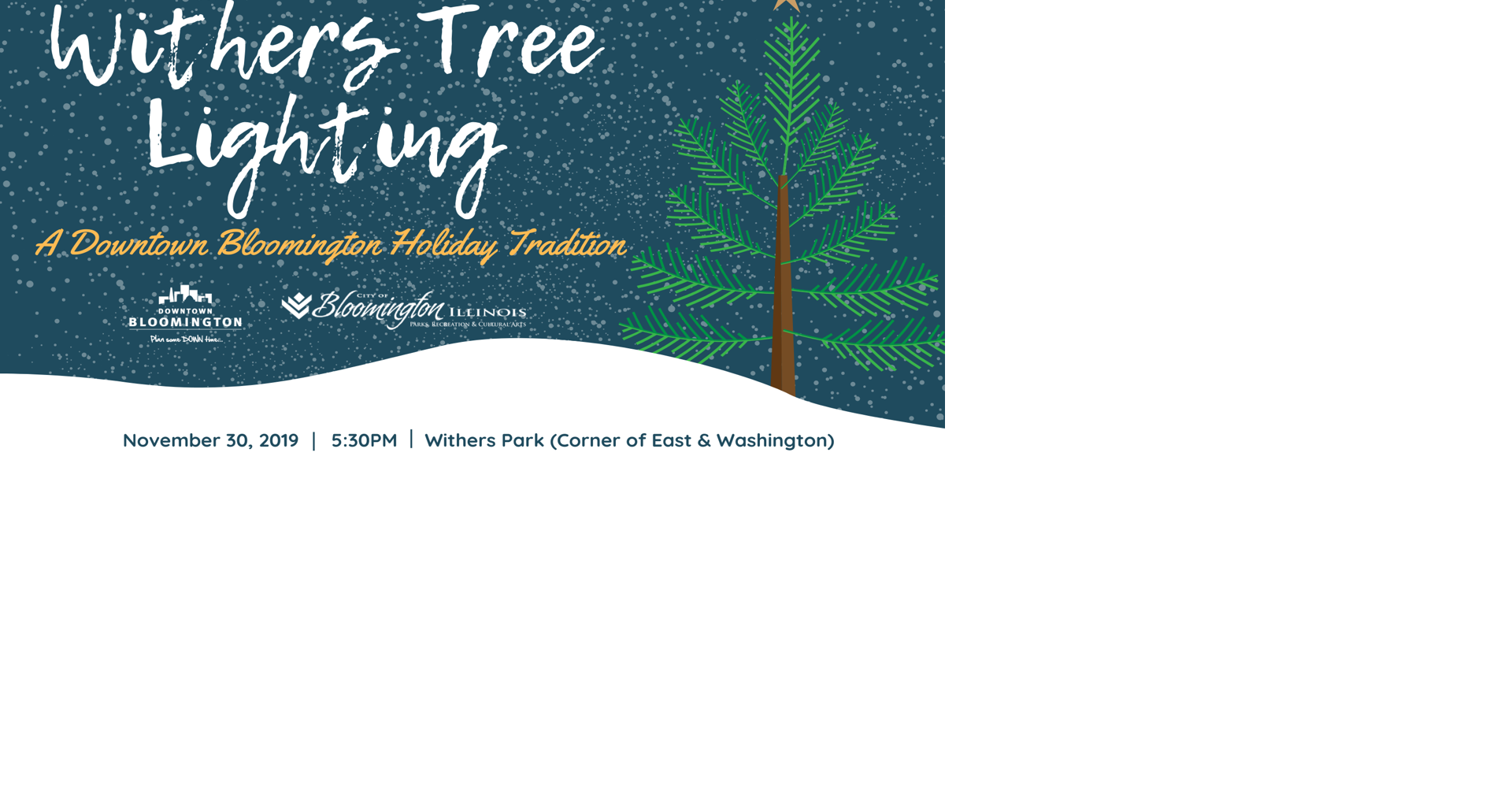Downtown Bloomington hosts annual Holiday Tree Lighting Ceremony News