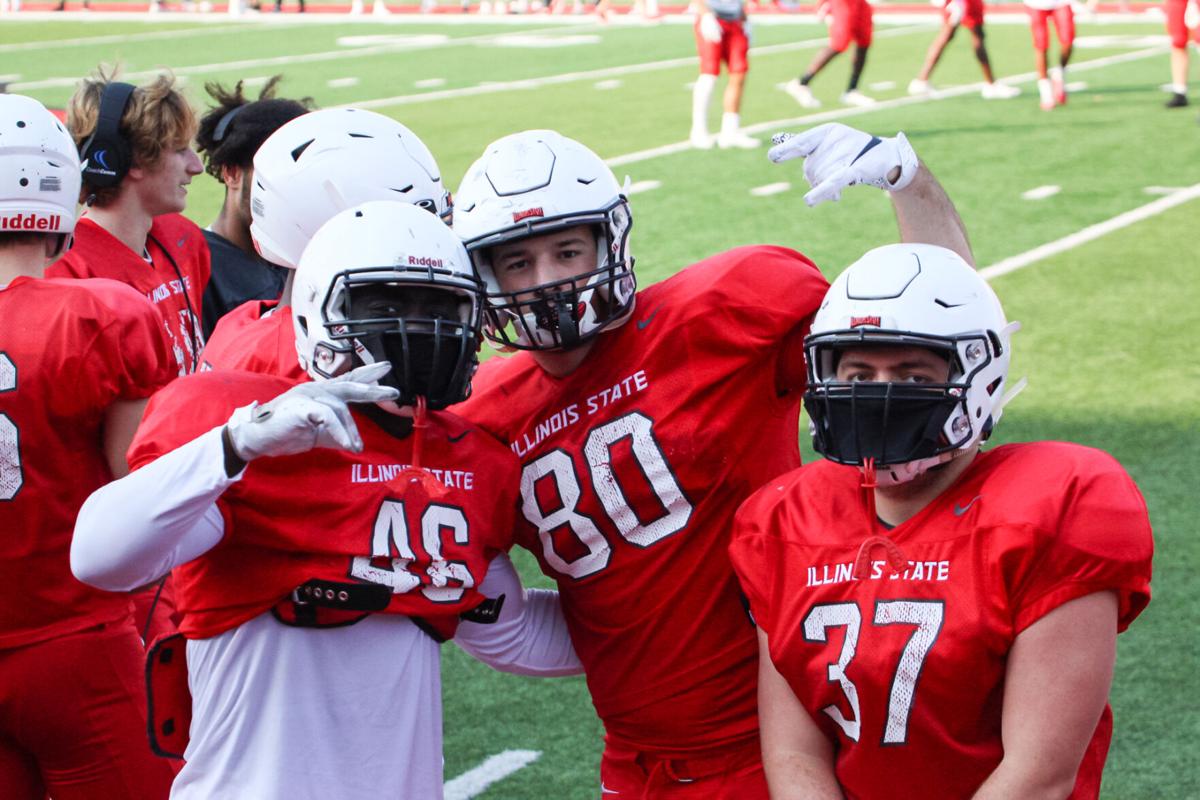 Redbird football scrimmage 101020-10