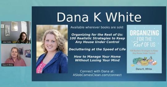 Author Dana K. White shares tips and tricks for decluttering homes ...